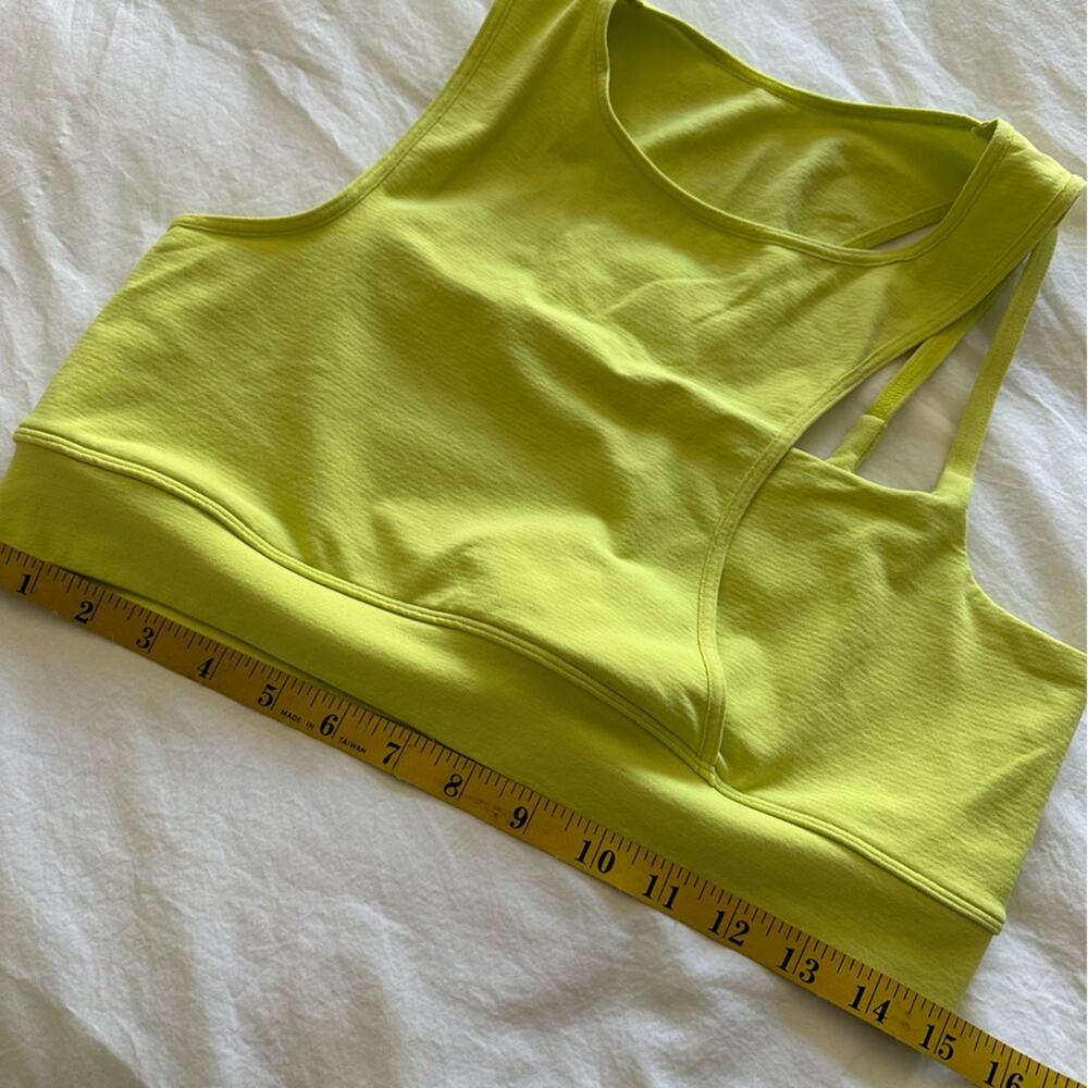 Free People neon yellow/green sports bra - Picture 7 of 9